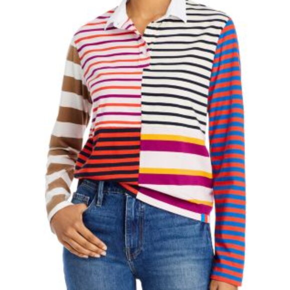 Kule Multi Striped Rugby Polo - Picture 4 of 4